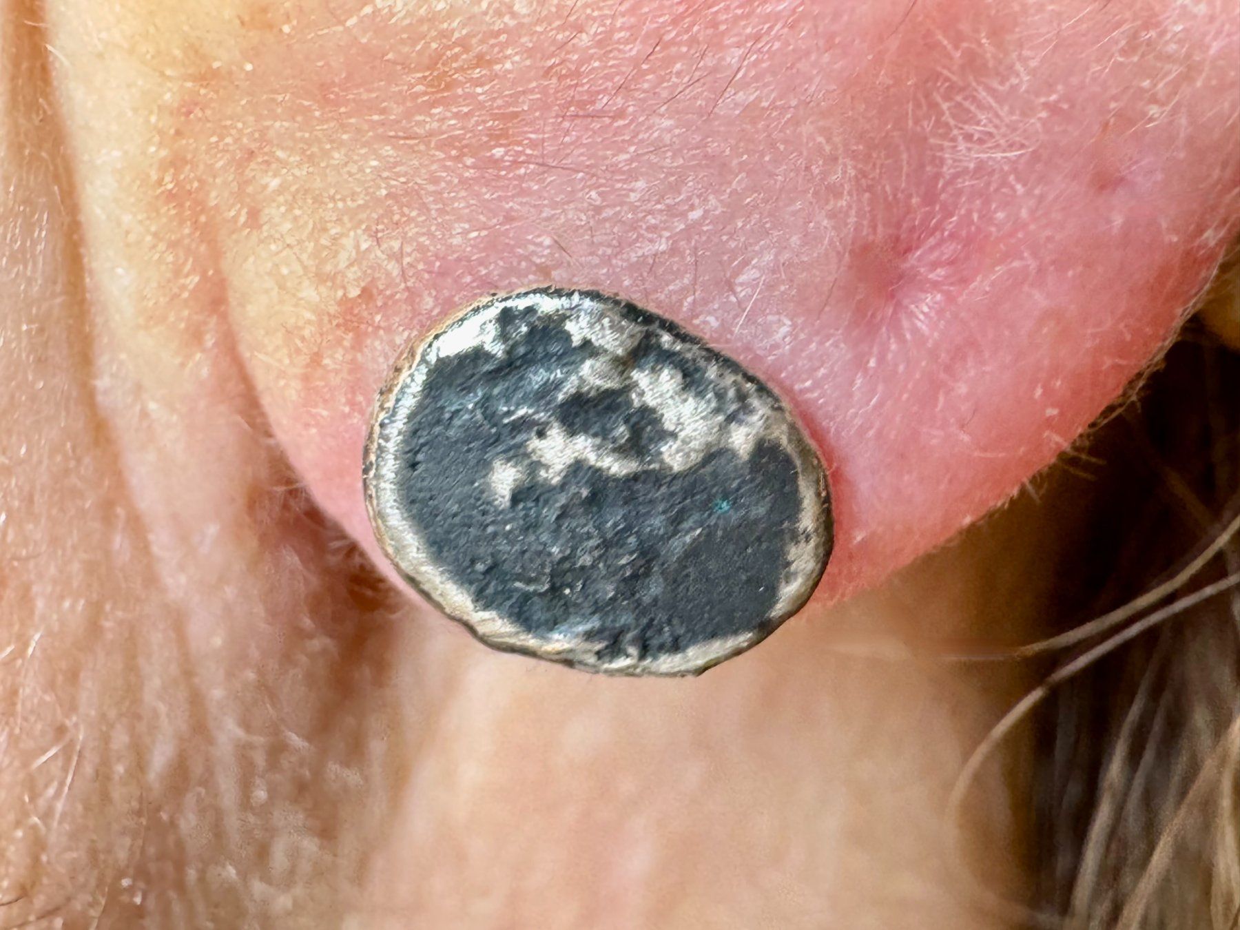 Orecchini pendenti & Orecchini a lobo: 1 Paar handgefertigte Ohrstecker - Silber 925 – Nuovo e nell'imballaggio originale da Jona venduto da Herzschmiede 2