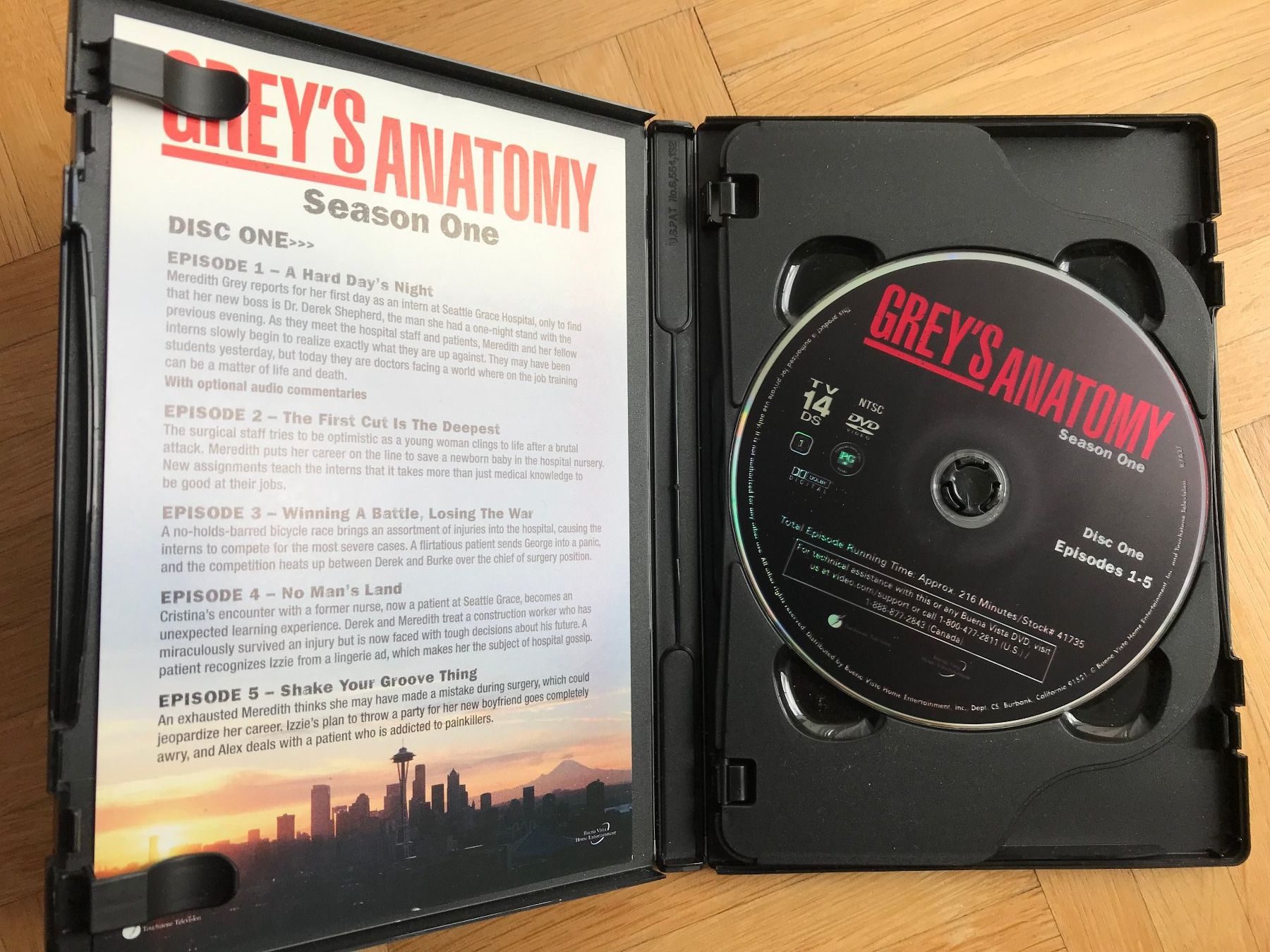 Tutti i DVDs: Grey's Anatomy: Season 1 - DVD – Usato da Zürich venduto da Malcom 1
