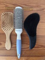 Keramische Rundbürste, bamboo bürste, detangling bürste