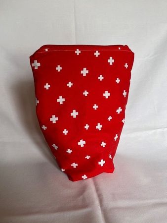Lunchbag mit YKK Reissverschluss Schweizerkreuz