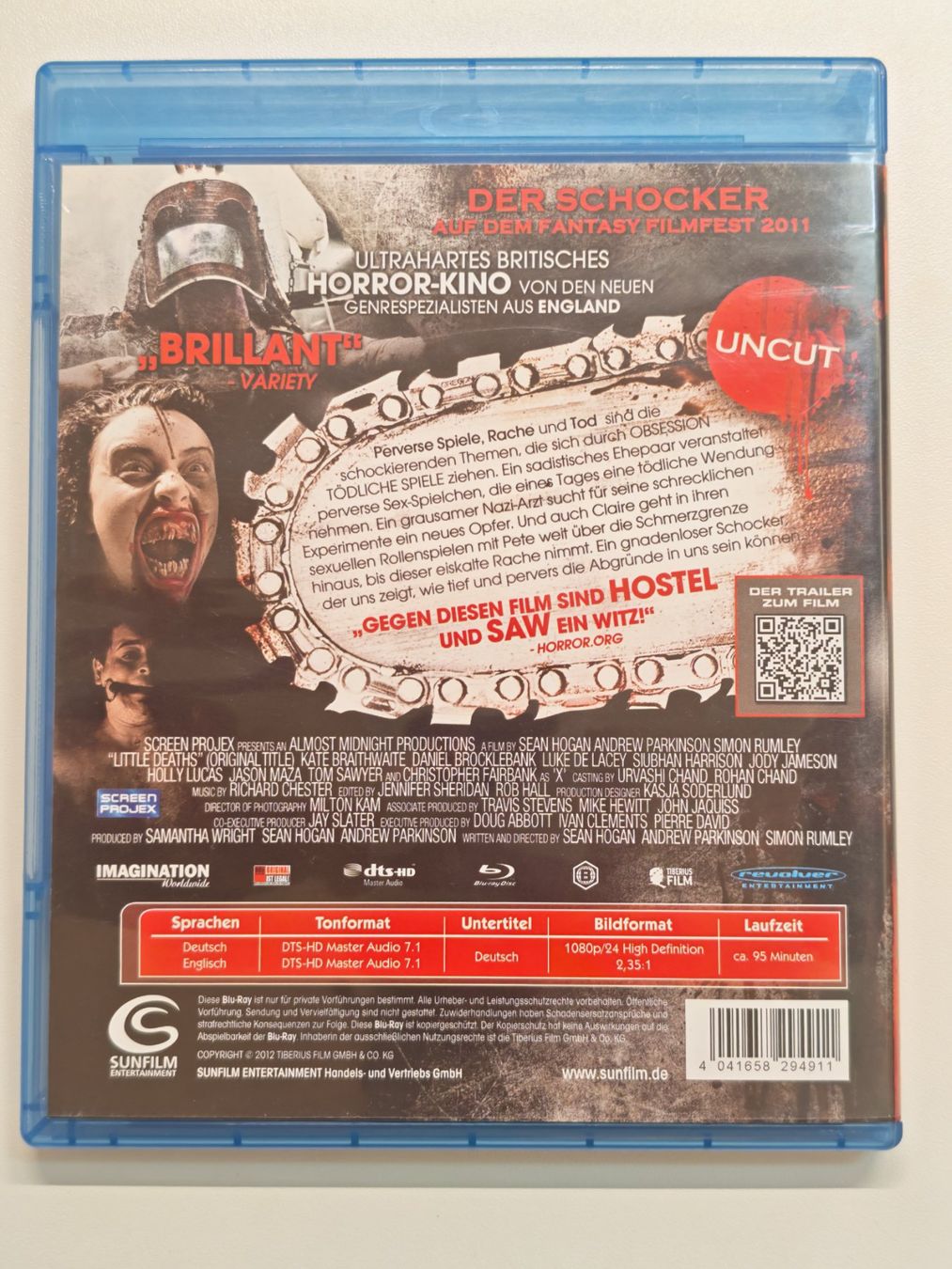 Tutti i DVDs: Obsession - Tödliche Spiele ( Uncut ) – Usato da Liestal venduto da Kratzilla 2