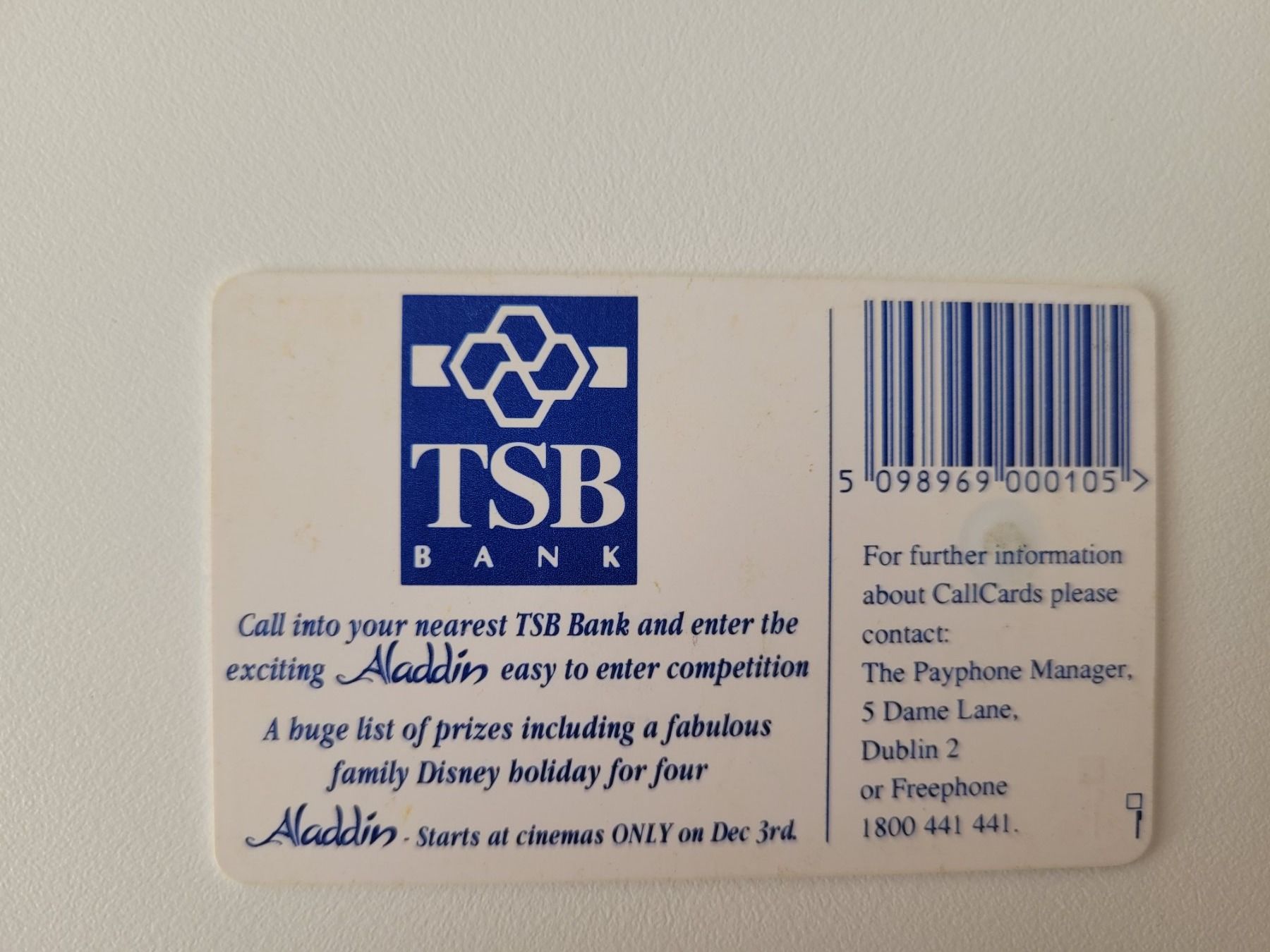 Cartes de téléphone: Telefonkarte Irland "Aladdin" – D'occasion à Inwil par Flower2325 1