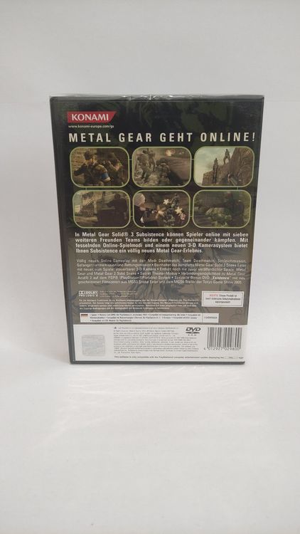 Metal Gear Solid 3: Subsistence PS2 (Sealed) - Rarität 2