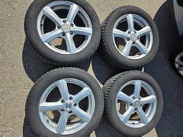 Pneus d'hiver 205/55R16, 91H sur jantes alu - Set de 4