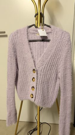 Strickjacke Flieder Kuschelweich Gr. S