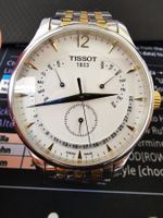 Tissot Tradition Perpetual Calendar Herrenuhr Weiss Batterie