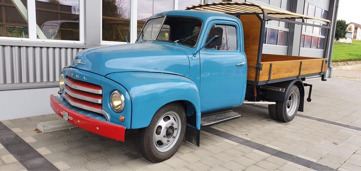 Opel Autos: Opel Blitz Lieferwagen 1.9 Tonner blau Oldtimer – Gebraucht aus Luzern von lelement 3