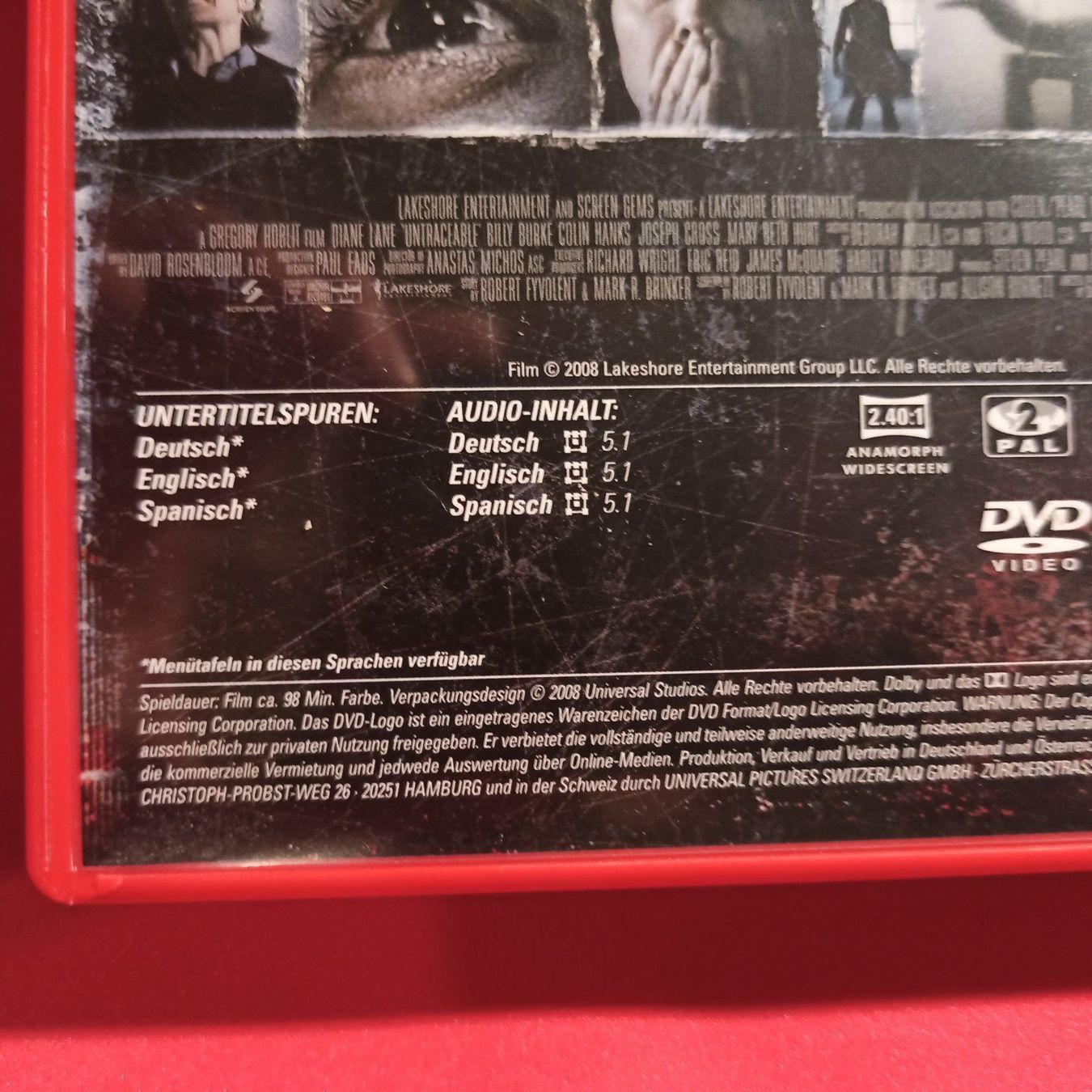 Tutti i DVDs: Untraceable – Usato da Dübendorf venduto da kb86_MOVIE 2
