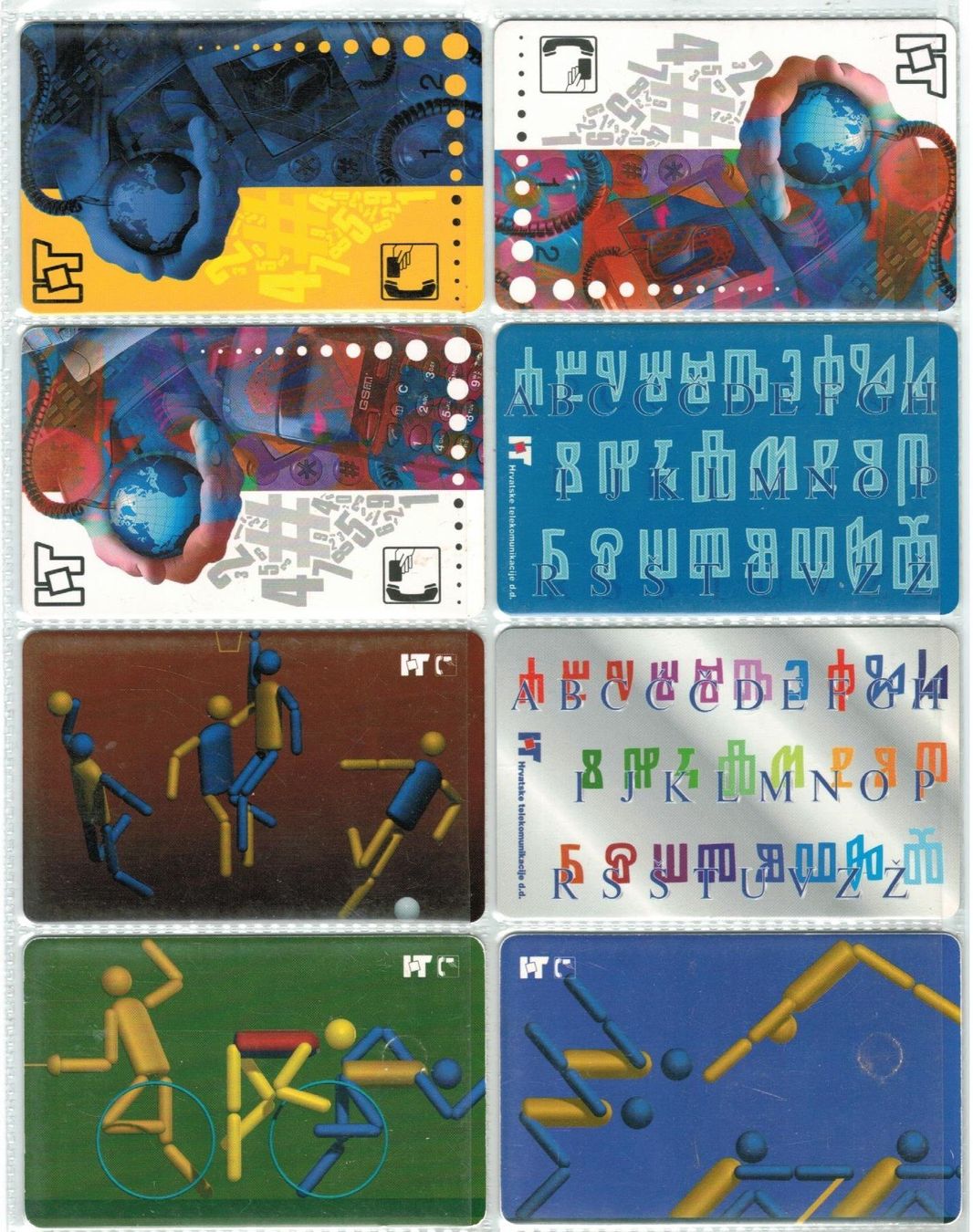 Cartes de téléphone: 8 Telefonkarten Kroatien – D'occasion à Zürich par tol_b7c7