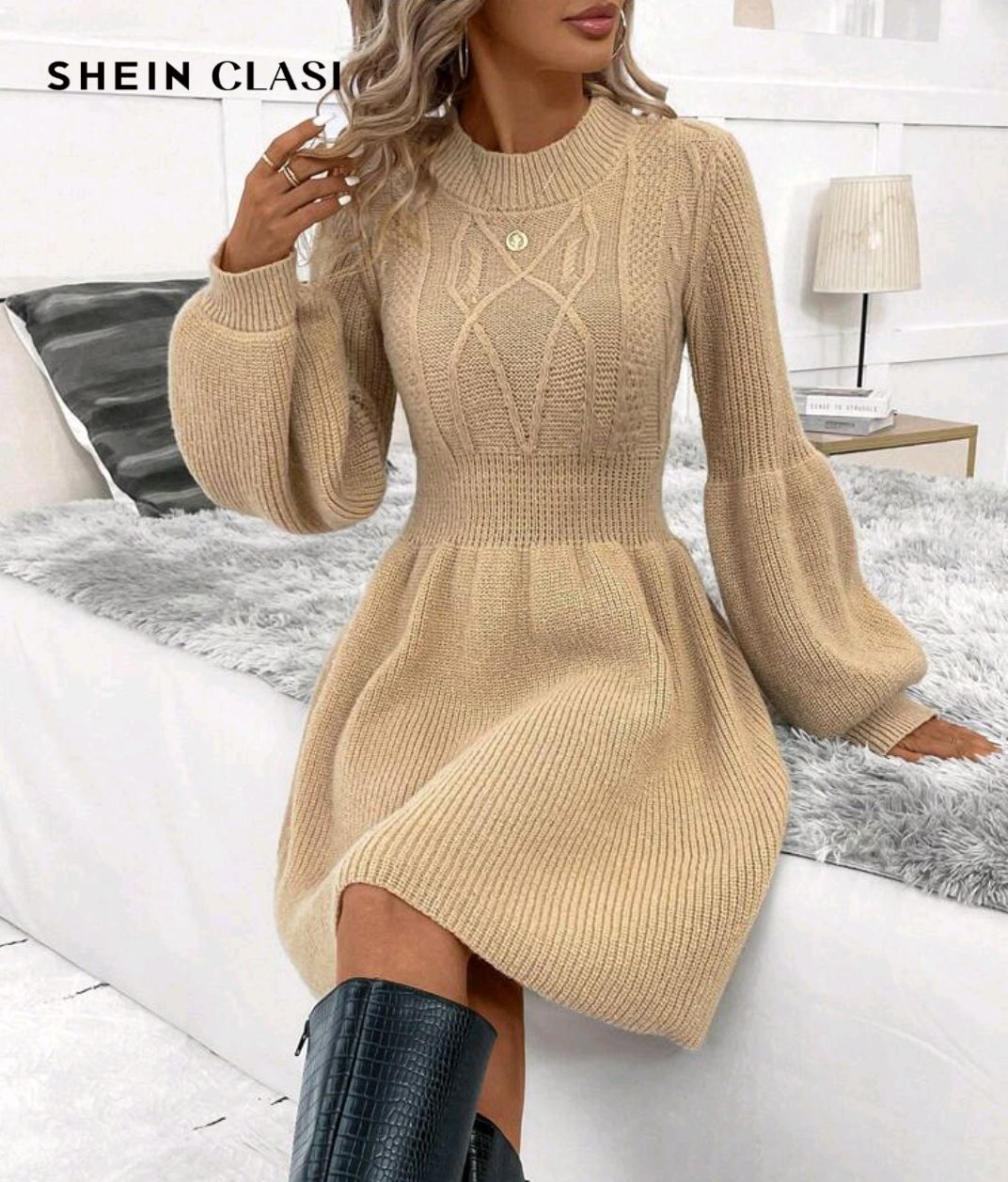 Shein Vestiti: robe d'hiver chaude et élégante – Nuovo (secondo la descrizione) da Immensee venduto da Joya974