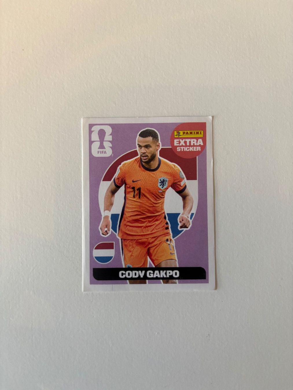 Panini Carte collezionabili: Panini 2026 Extra Sticker Cody Gakpo Normal – Nuovo (secondo la descrizione) da Russikon venduto da ner_qjl9