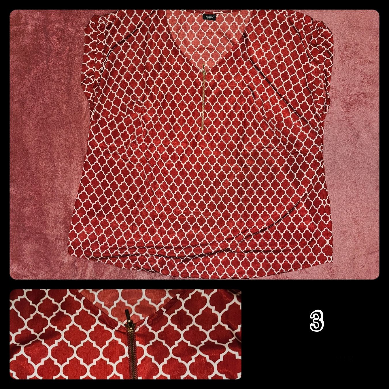 Top: Shirt, rot-weiss, XL, NEU – Nuovo (secondo la descrizione) da Heiden venduto da Taronia