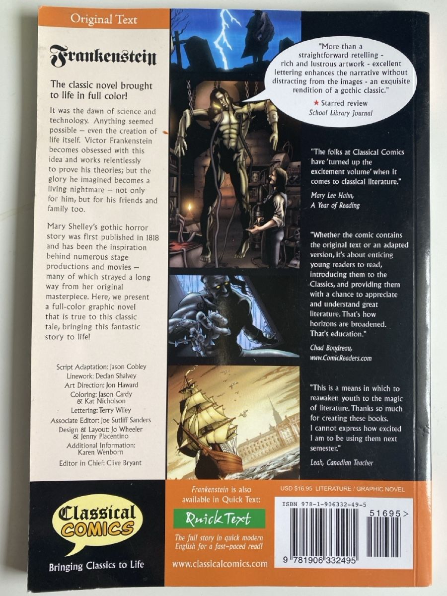 Comics: Graphic Novel Frankenstein – Gebraucht aus Riggisberg von jae_gjf6 1
