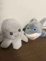 Plüschtier Set Hai und Tintenfisch