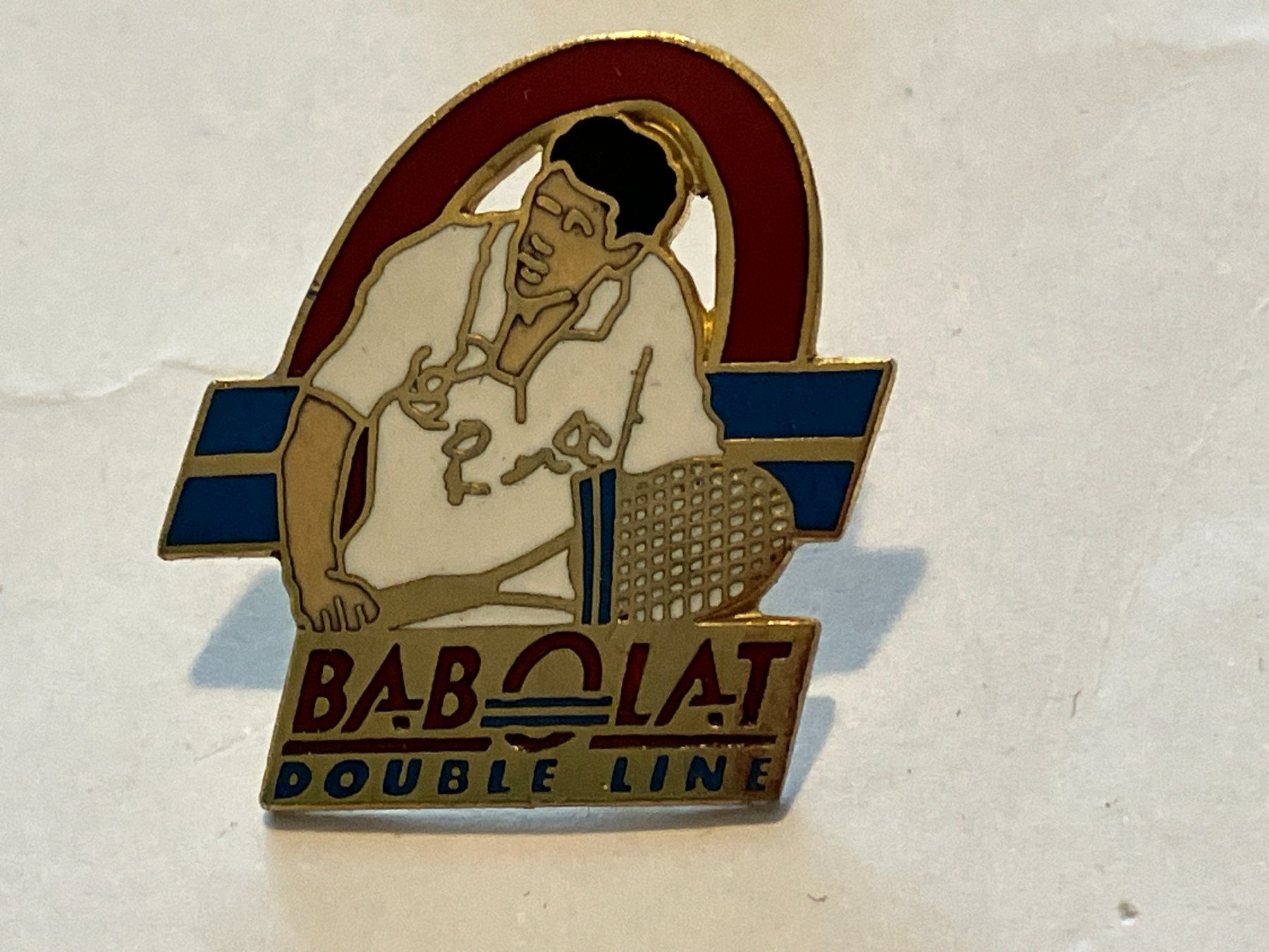 Placchette & Badge: 1 Pin Babolat Double Line – Usato da Basel venduto da djwwpp