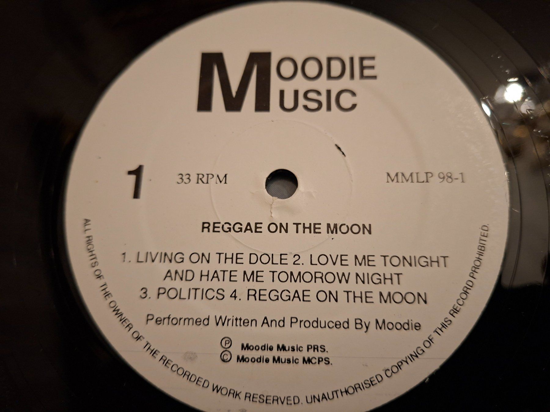 Dischi in vinile: Reggae LP - Moodie - Reggae On The Moon – Usato da Bernex venduto da Wannabehasbeen01 2