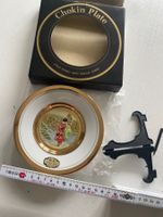 NEU Stell-Teller Chokin Art, 24K vergoldet, Japan
