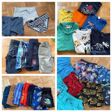 Kinder Kleidung Paket Jungen Grösse 110-116 Sommerkleidung