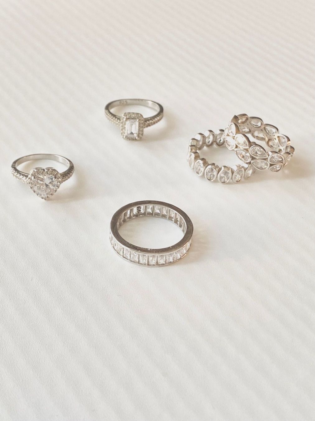Anelli: Ring Zirkonia Eternity Statement breit oval 925 Silber 56 – Nuovo e nell'imballaggio originale da Zürich venduto da goldfisch.schmuck 9