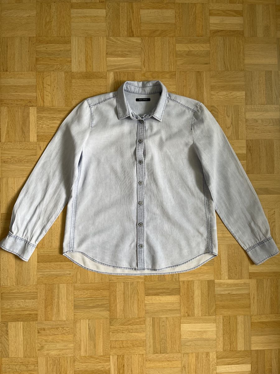 Marc O'Polo Camicette: Marc O'Polo Jeansbluse Gr. 34, hellblau – Usato da Zürich venduto da Kleanthy 4