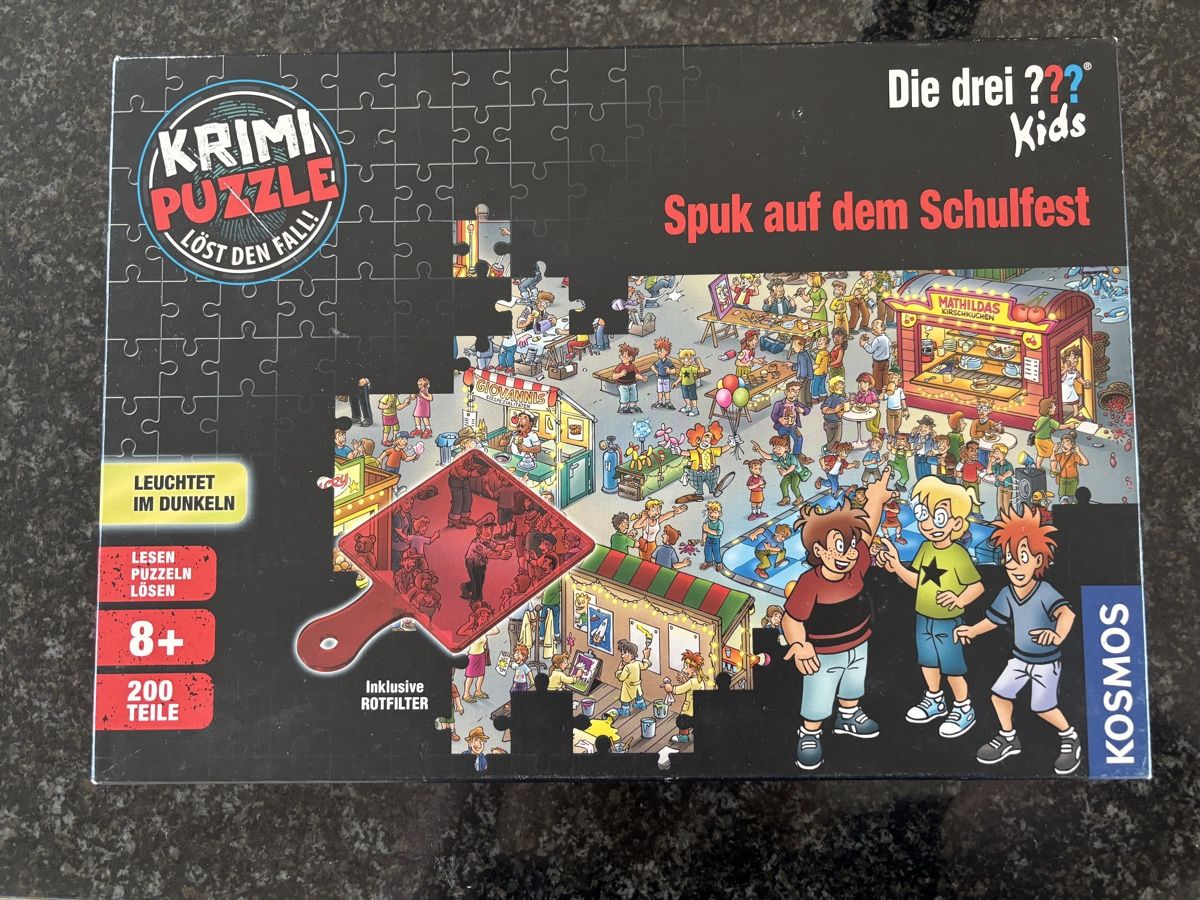 Giochi: Die drei ??? Krimi Puzzle 200 Teile – Usato da Grosswangen venduto da Sunnyday35