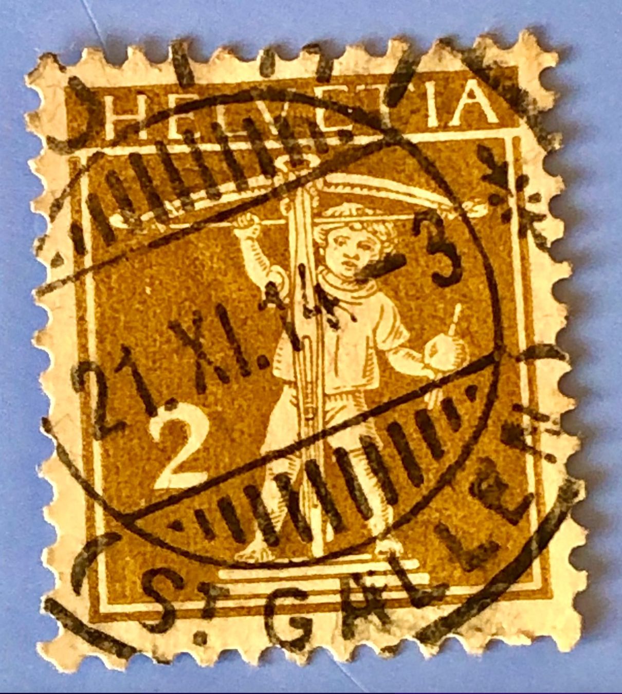 Alle Briefmarken:  Tellknabe Briefmarken gestempelt    – Gebraucht aus Aarau von Billa007