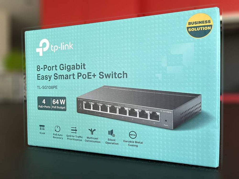 Switch Hub réseau TP-Link TL-SG108PE(UN) V5.0 - Neuf, scellé (Neu und ...