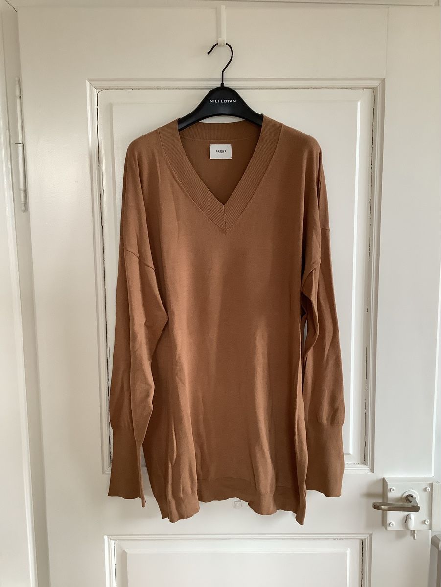 Globus Maglioni & Felpe: Globus Studio Long Pullover Kleid, Cognac, L/XL – Usato da Stäfa venduto da loveforeverlove