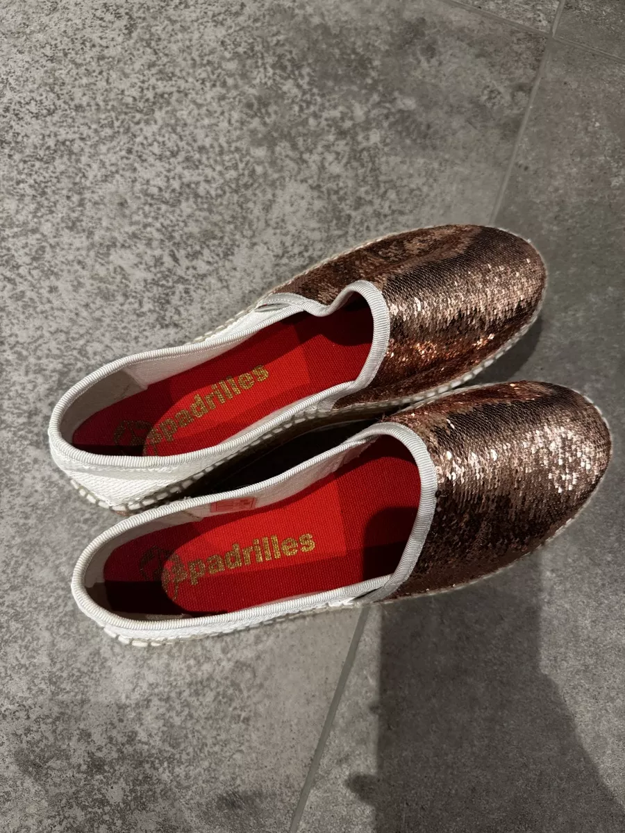 Scarpe da donna: Espadrilles mit Pailetten  – Nuovo (secondo la descrizione) da Triesen venduto da Chevalley_11 2
