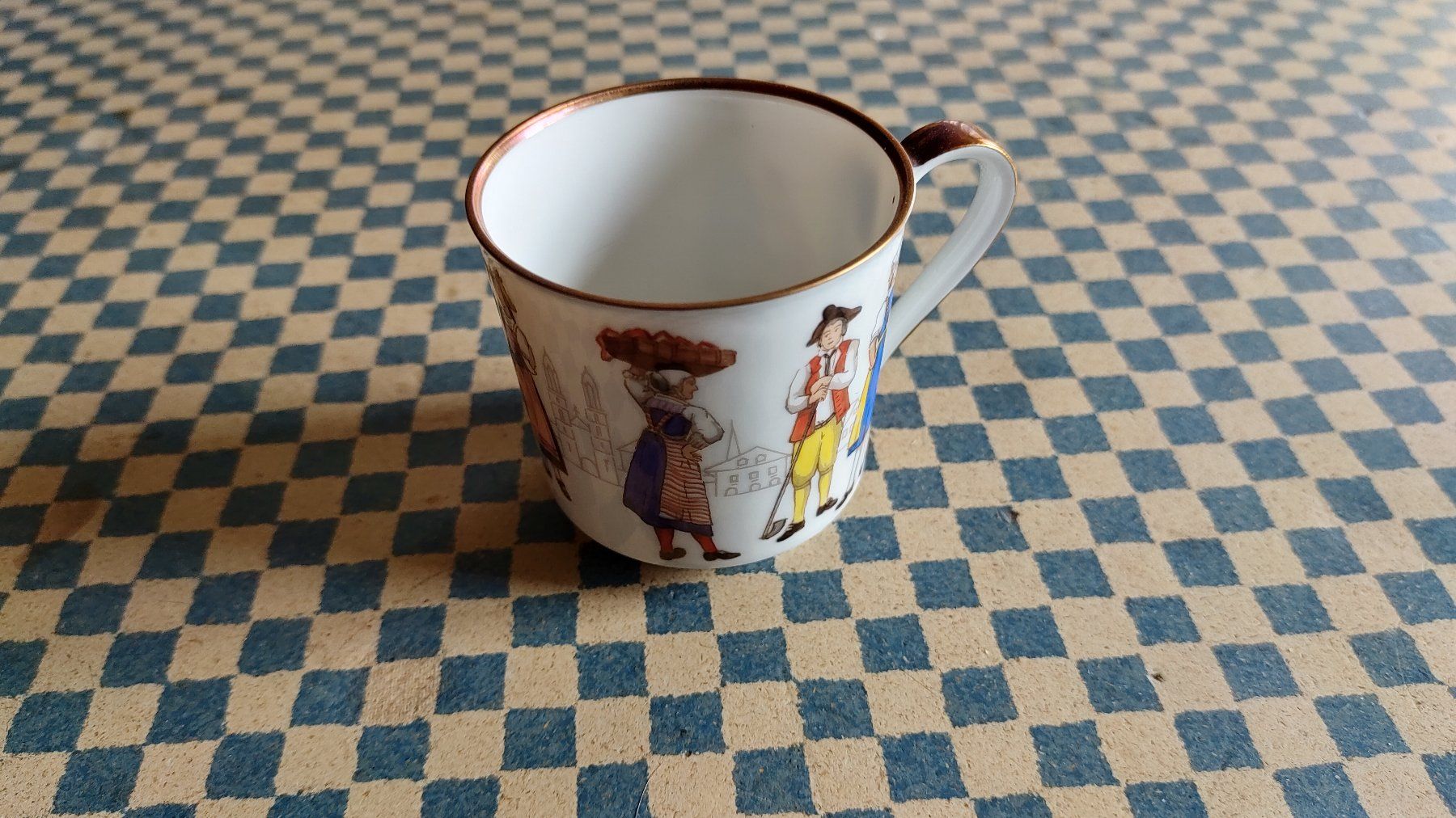 Tazze: Café- Moccatassen handbemalen - Langenthal - Suisse made – Usato da Gossau ZH venduto da Ooosssaaa 6