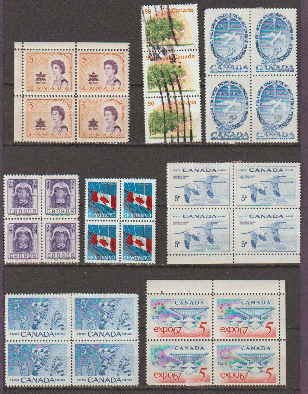Tous les timbres: Canada lot varié – D'occasion à Crans-Montana par kira56