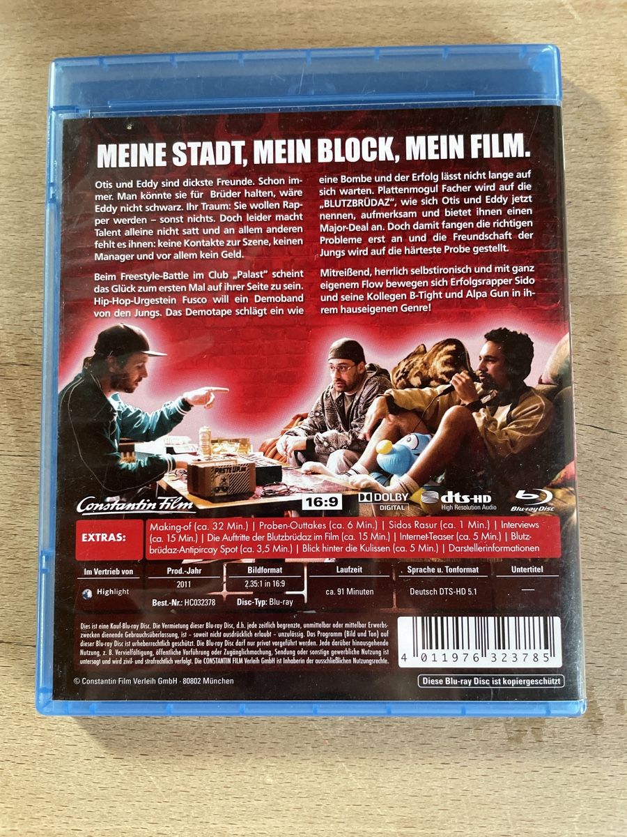 Tutti i DVDs: Blu-ray Blutz Brüdaz – Usato da Dettighofen (Lengwil) venduto da Dolol 1