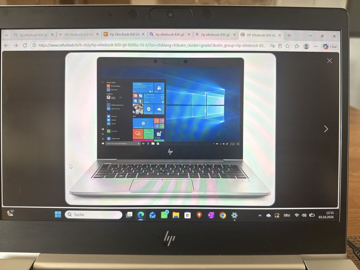 Hewlett Packard Portables: HP EliteBook Notebook silber – D'occasion à Zuzwil SG par Boho-Style 4