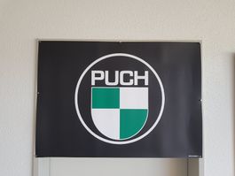 Poster "Puch Logo schwarz" A1 (59x84cm)