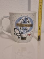 Tasse (1 Stück) "Das Glück soll immer an Deiner Seite sein"