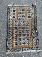 Orientteppich handgeknüpft 121 x 80 cm gebrauchter Zustand