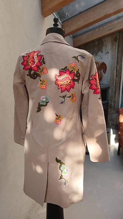 Cappotti: BOGNER Trenchcoat brodé taille 34-36 – Usato da Arnex-sur-Orbe venduto da cuc_gyx8 1
