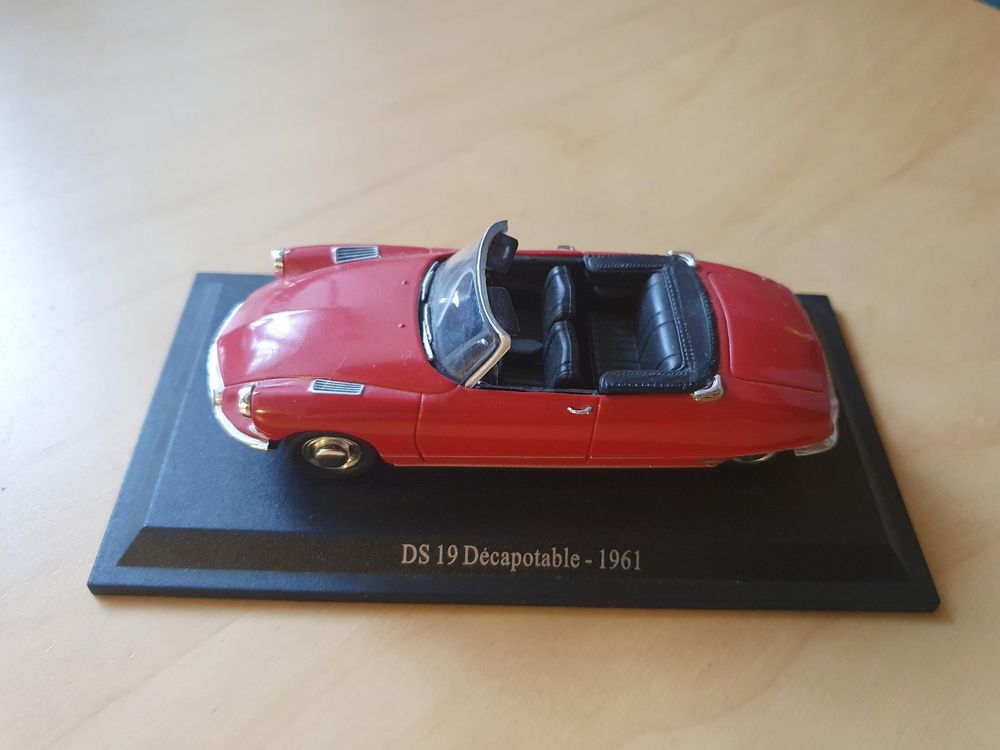 Miniature Rio 1/43 – Citroën DS 19 Cabriolet 1961 – Rouge – Occasion Boîte