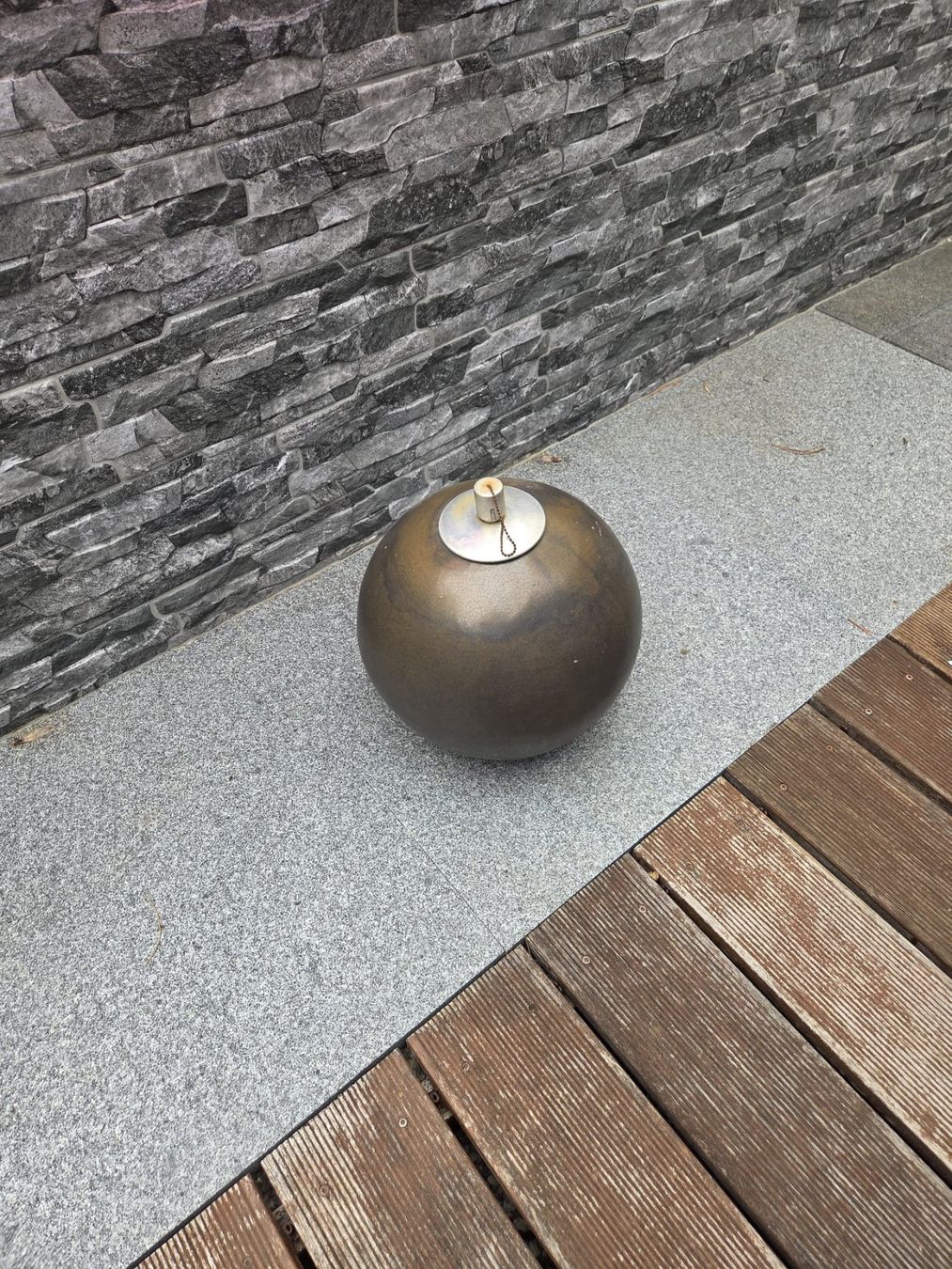Lampade: Kugelförmig Petroleum-Lampe – Usato da Rodersdorf venduto da rolli07 1