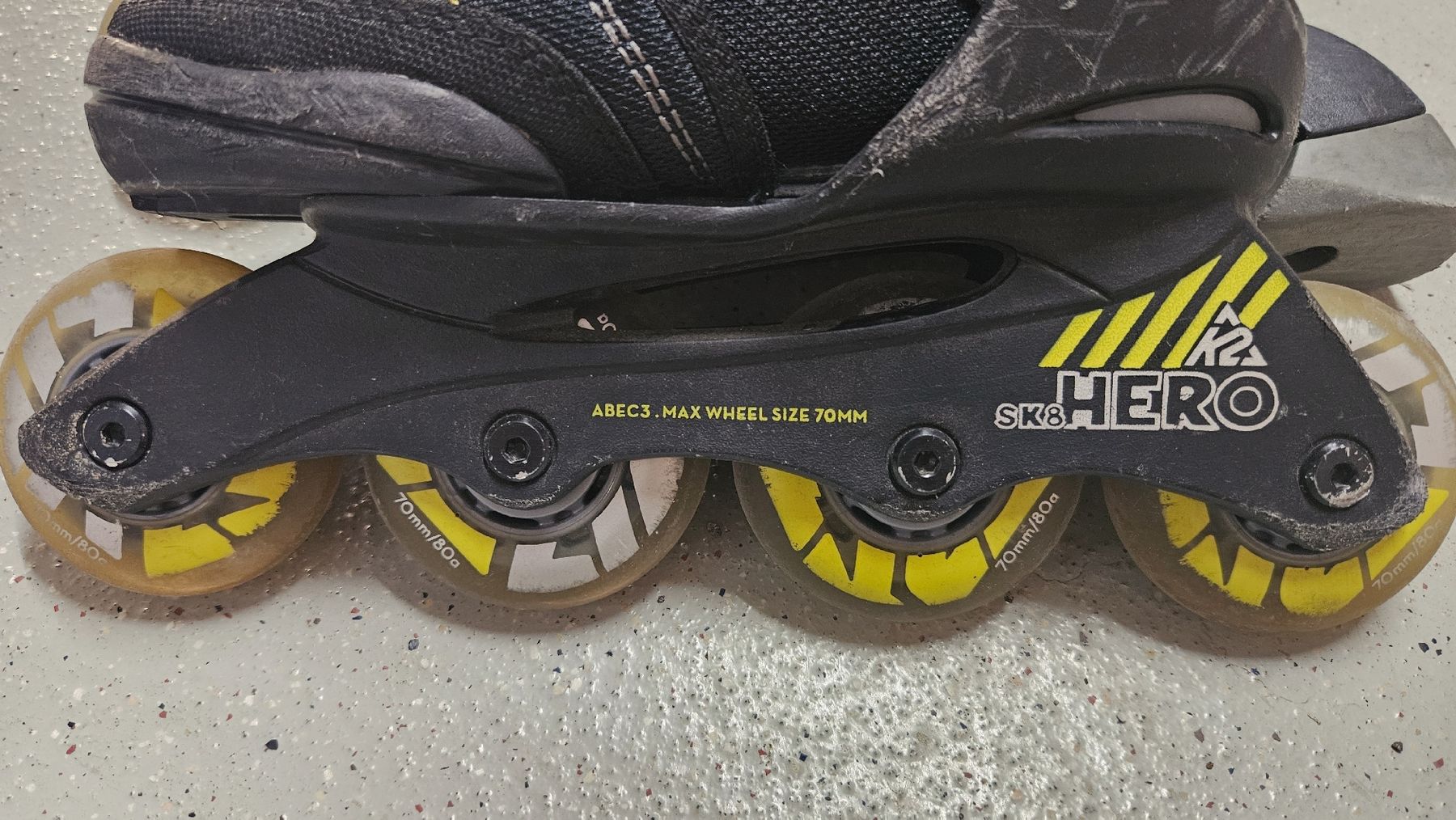 K2 Inline-Skating & Rollschuhe: Roller Inline K2 SK8 HERO, pointure 29-34,  – Gebraucht aus Neyruz FR von Philou6 2