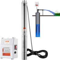 VEVOR Tiefbrunnen-Tauchpumpe 9800l/h