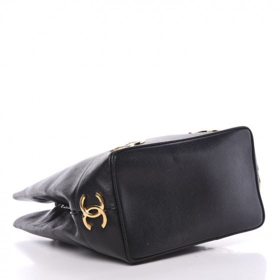 Chanel Borse da donna: Vintage CHANEL Caviar CC Drawstring Bucket Shoulder Tasche – Usato da Cham venduto da Trendy_Outlet 3