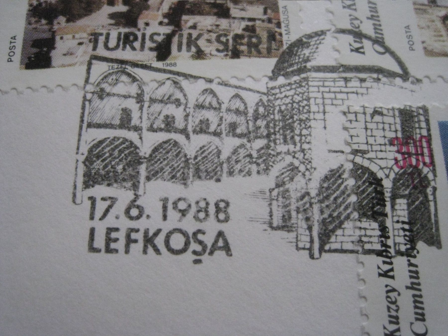 Tutti i francobolli: Nordzypern  Ersttagsbrief 1988, Top! – Usato da Aarwangen venduto da Pinsel7890 1