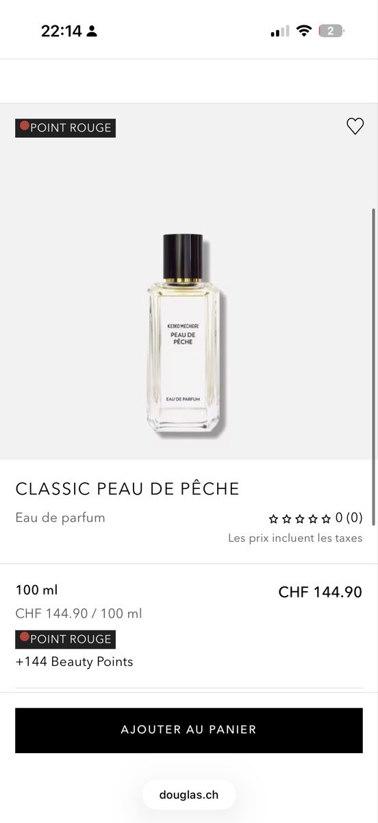 Profumi & Eau de Toilette: Peau de Peche Keiko Mecheri Perfume – Usato da Winterthur venduto da dsalmina 1