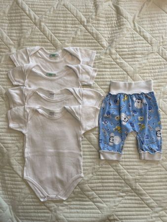 Gr.62 Baby Body Set Hose Sommer