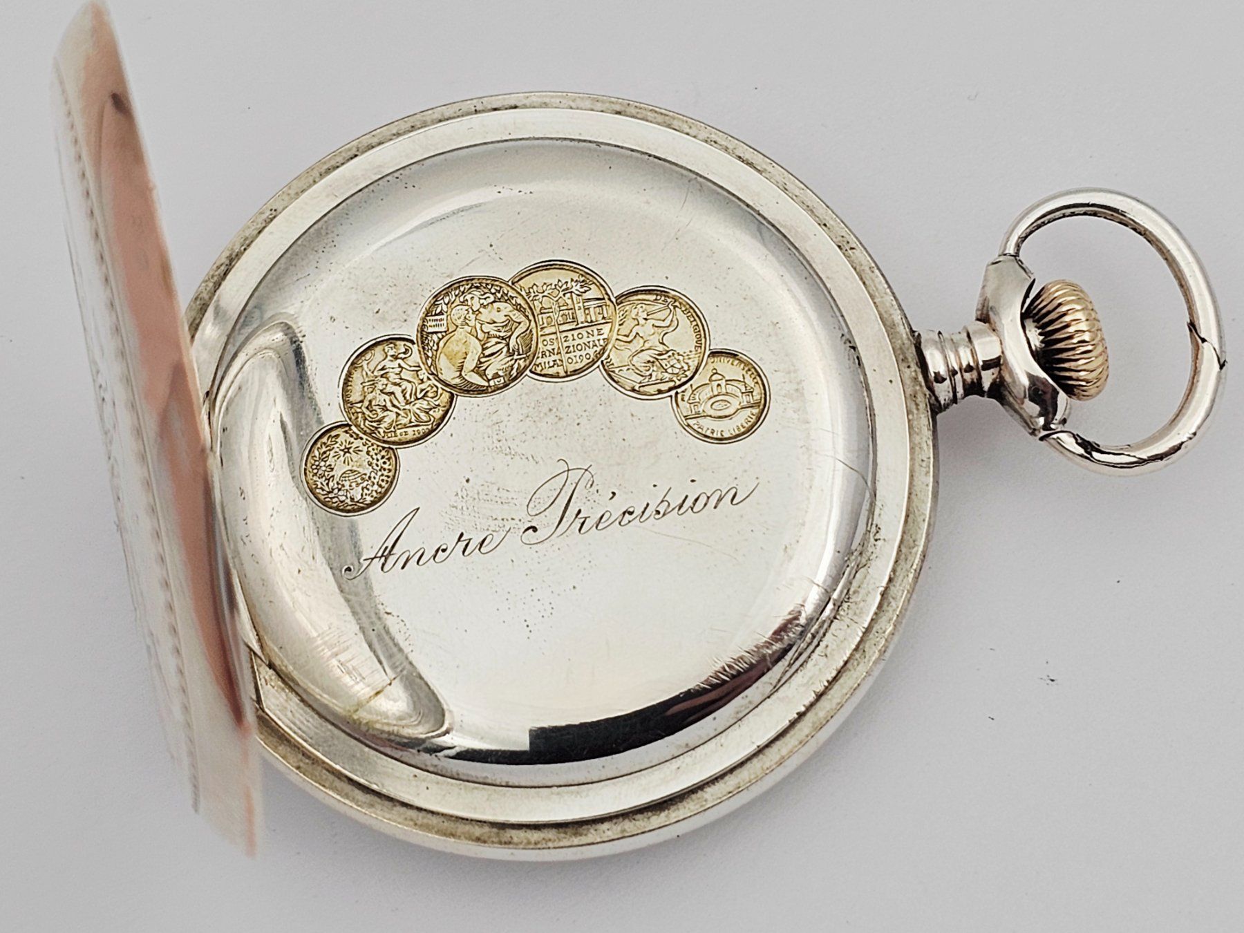 Uhren: M. Horoschowski Bern Taschenuhr 800 Silber – Gebraucht aus Bassersdorf von AnkerWatch 2