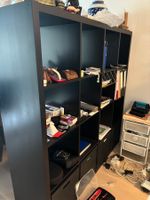 Regal schwarz IKEA Kallax 4x4