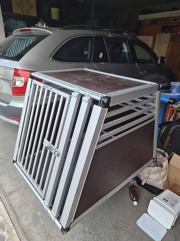 Gabbie, trasporto & Sicurezza: Schmidt Einzel Hundebox – Usato da Rongellen venduto da gsenno