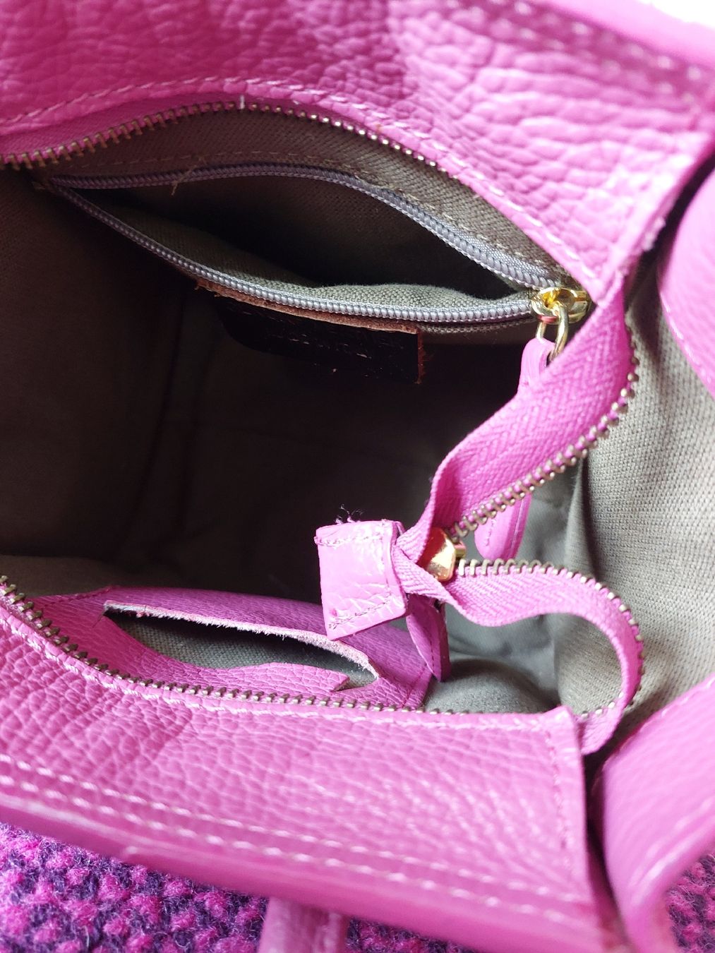 Borse da donna: Damentasche in Pink, Echtleder, neuwertig – Usato da Zürich venduto da Stenat 6