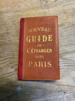 Buch Nouveau Guide de l'étranger dans Paris mit Karte